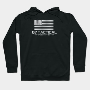 Gray American Flag Hoodie